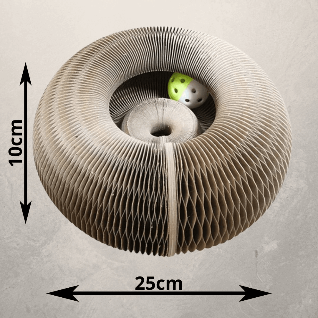 Scratch & Play Ring™ | Het ultieme kattenspeeltje!